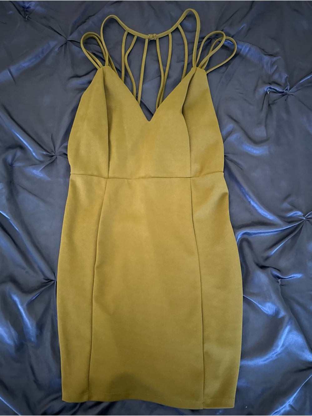 Brand New Charlotte Russe Olive Green Strappy Bodycon Dress - Women